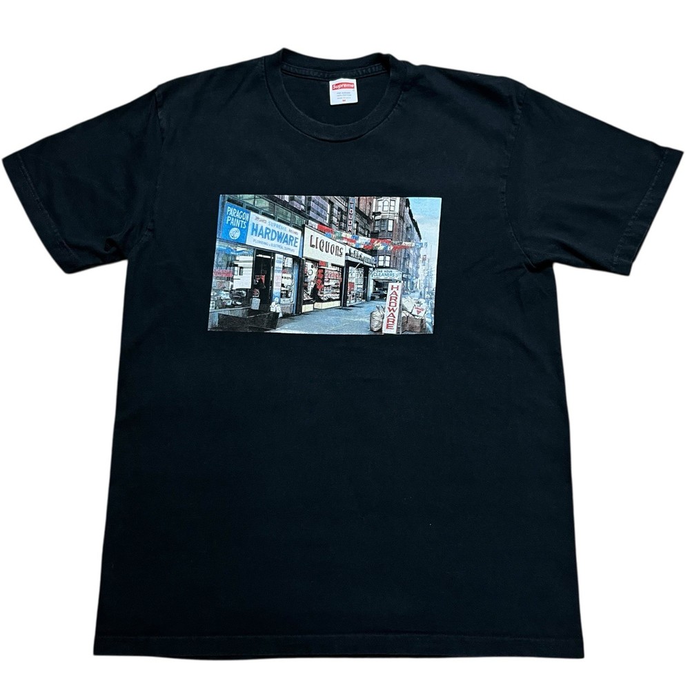 Supreme Hardware Black Graphic Tee SS18 Adult Size Medium M Skateboarding USA