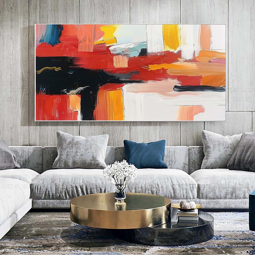 Original Home Decor Graffiti Abstract Hand painted Oil Painting On Canvas#025
