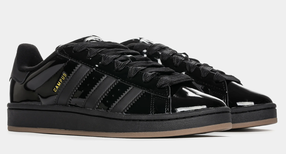 Adidas Men's Campus 00s, Style# KK4647, Size 10, Color Black / Gold Metallic