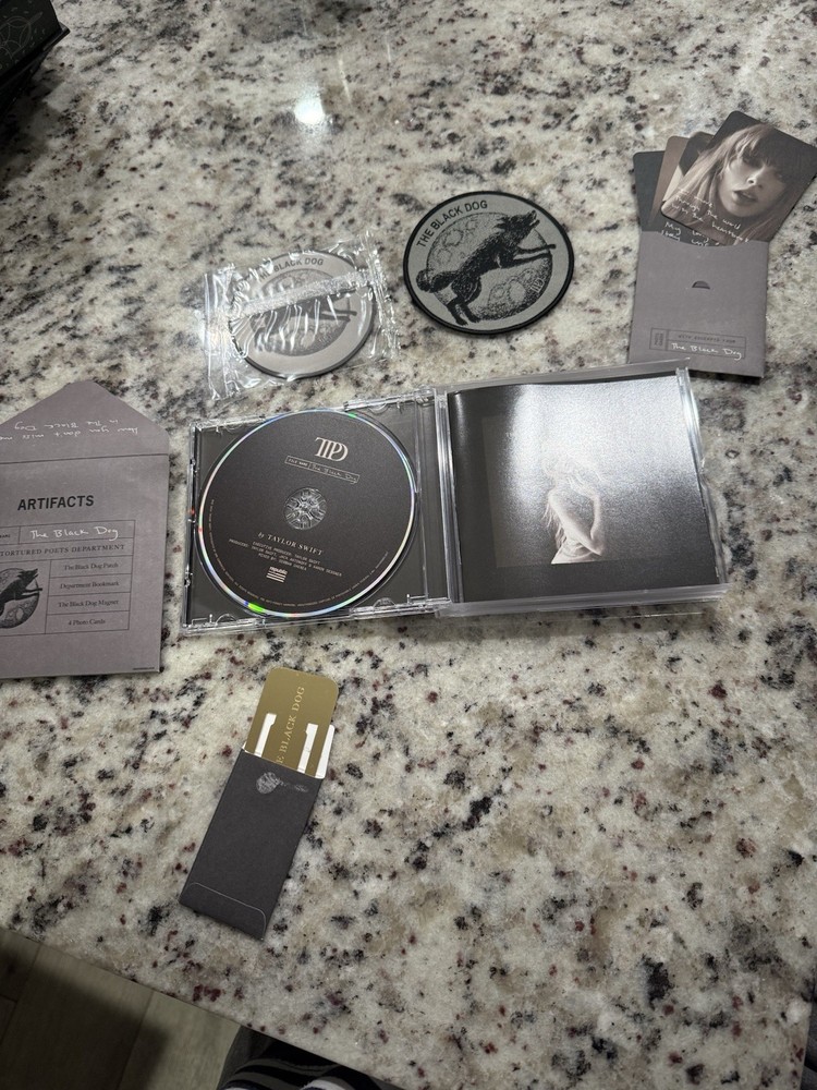 Taylor Swift The Tortured Poets Department Deluxe CD The Black Dog TTPD