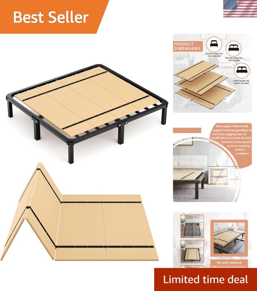 Queen Foldable Bunkie Board - Extra Wood Support for Better Sleep 80