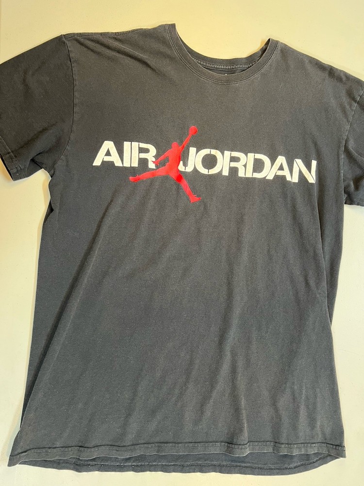 Nike Air Jordan T Shirt Men’s XXL Black Red Jumpman Graphic Tee