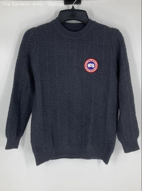 Canada Goose Arctic Program Womens Gray Crew Neck Pullover Sweater No Size