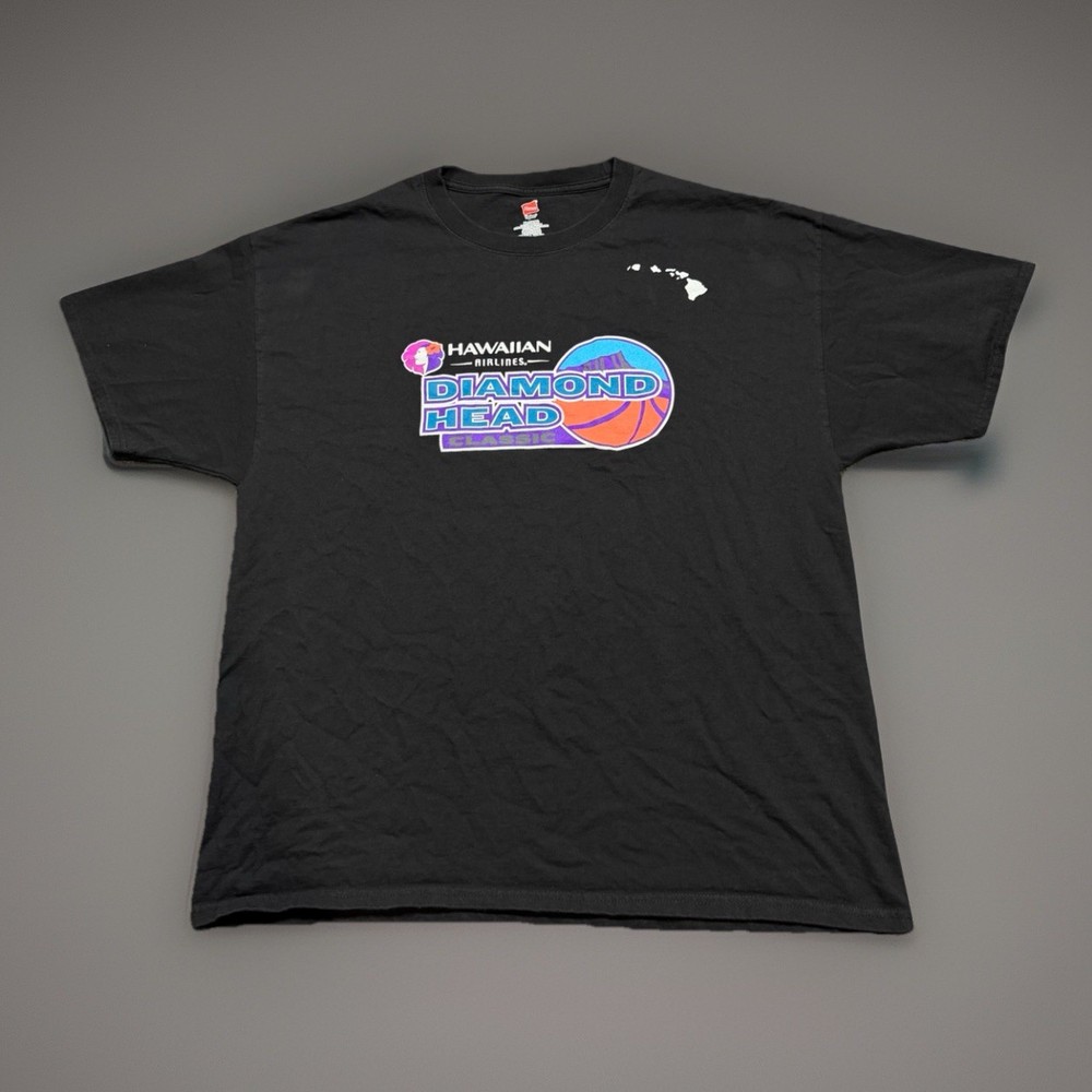 2017 Hawaii Hawaiian Airlines Diamond Head Classic college basketball t Shirt XL