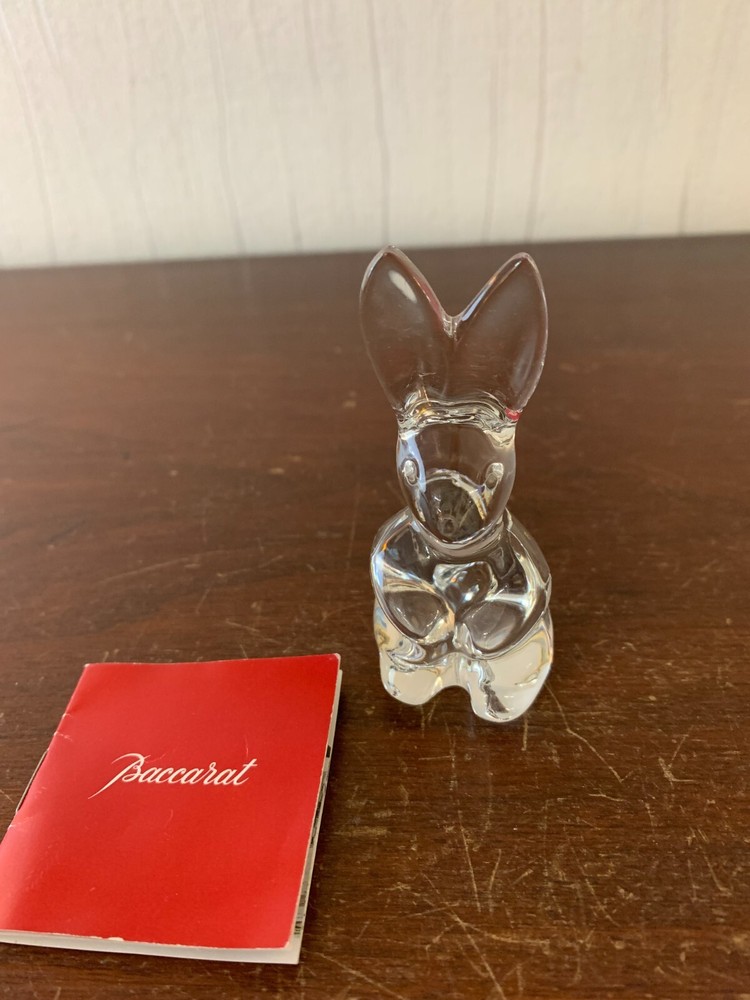 3 Clear Crystal Rabbits From Baccarat (Price Per Unit)