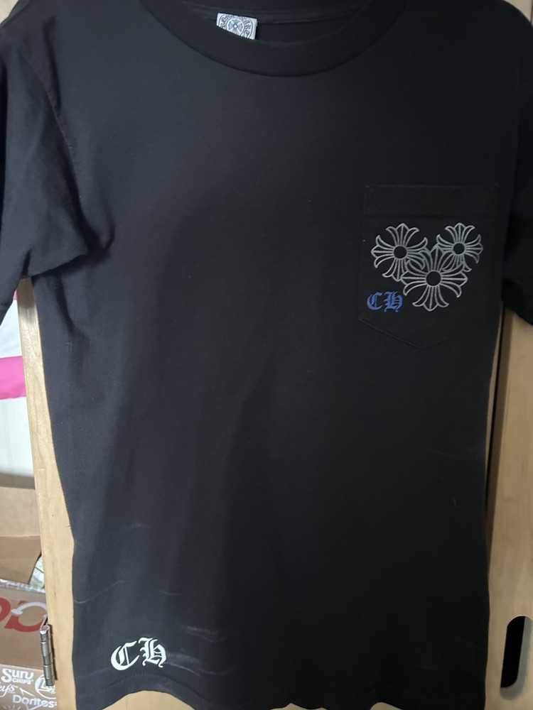 Chrome Hearts Vintage Tee Black And Blue Size small
