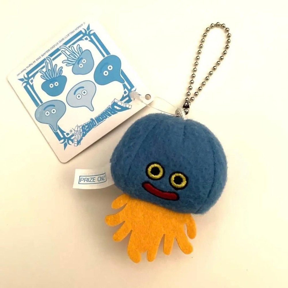 Dragon Quest Hoimi Slime Mascot Keychain 7cm Plush Unused