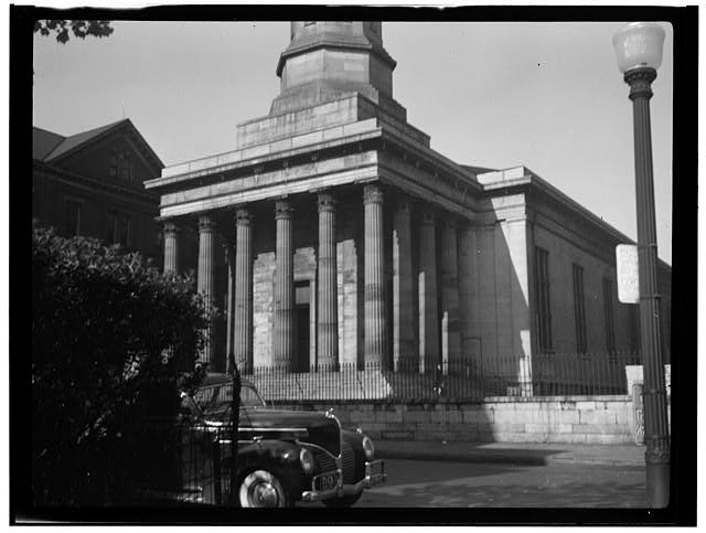 Historic American Buildings Survey 1940 Classical Revival Church Building Sedan