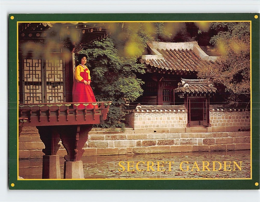 Postcard Secret Garden Seoul South Korea