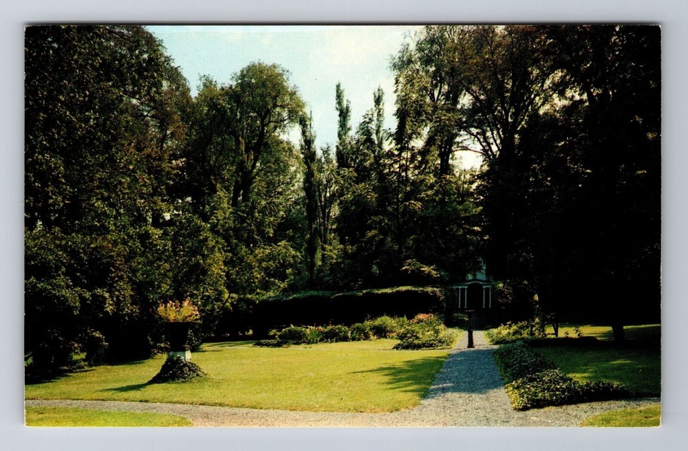 Auburn NY-New York, Garden of Seward House, Gov William Seward Virginia Postcard