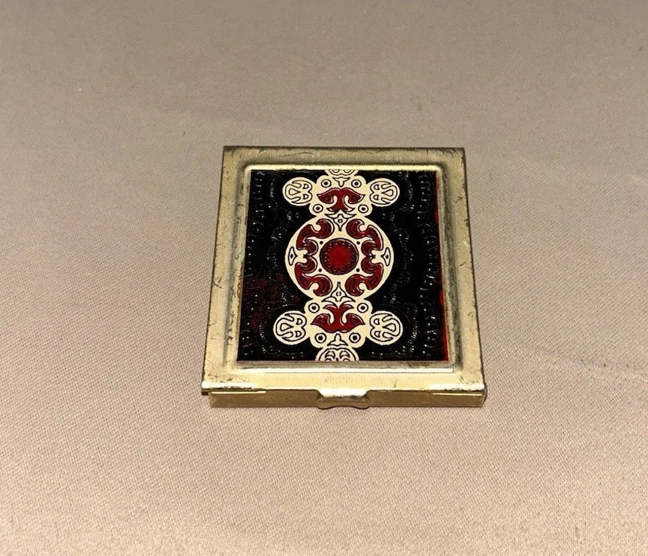 Vintage Matchbook Holder Wooden Match Italy