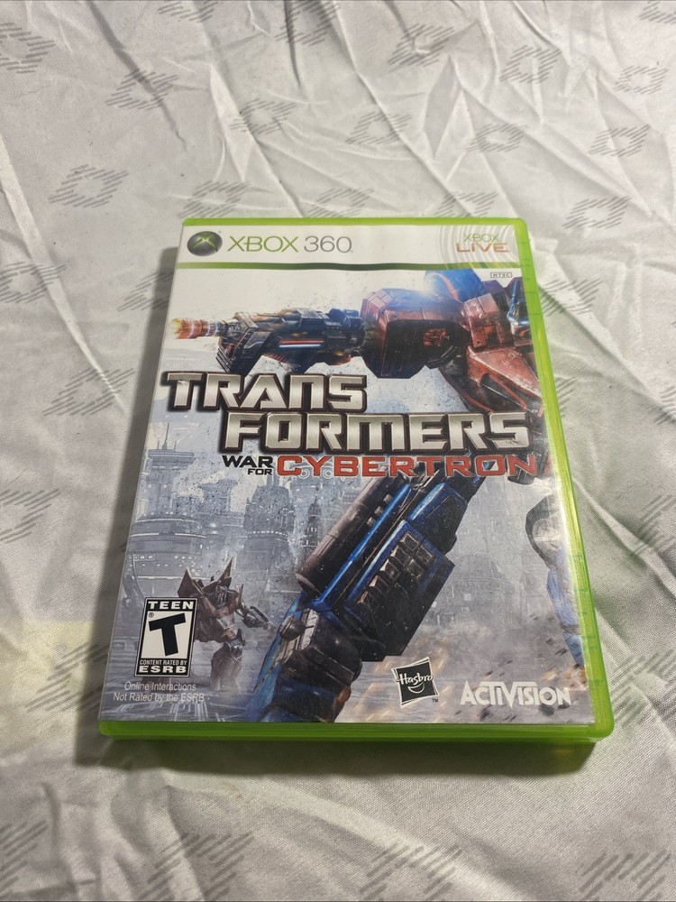 Transformers: War for Cybertron (Microsoft Xbox 360, 2010) With Manual/Untested