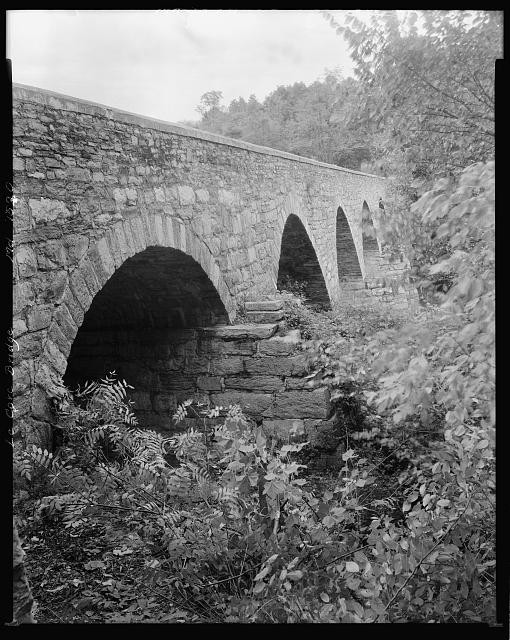 Photo:La Gore Frederick County Maryland 1930s Stone Arch Bridge
