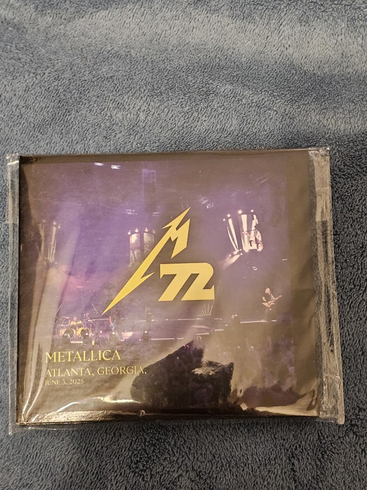 METALLICA 06/3/2025 Atlanta, GA Official Live 72 Seasons World Tour CD SEALED