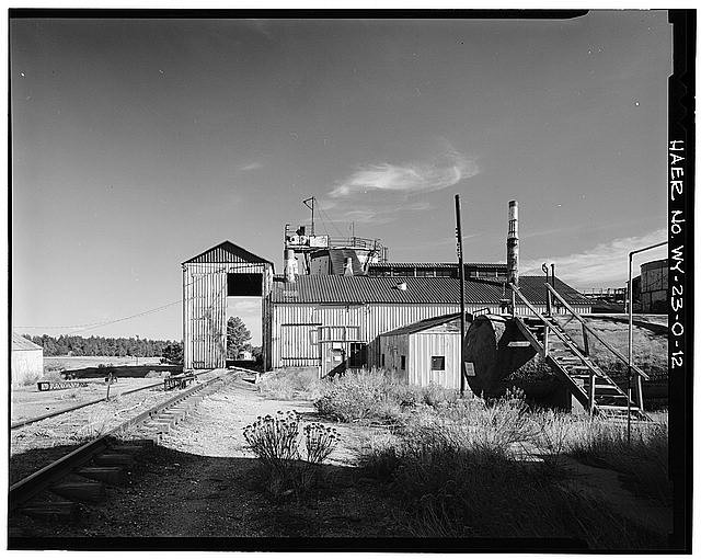 Clay Spur Wyoming Bentonite Plant Refining Mill 1900s Industrial Photo