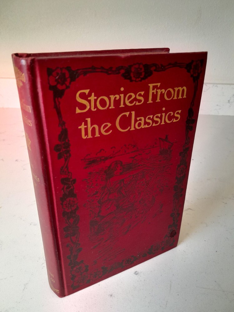 Antique 1907 The Children's Hour Vol 3: Classic Stories Houghton Mifflin HC VG