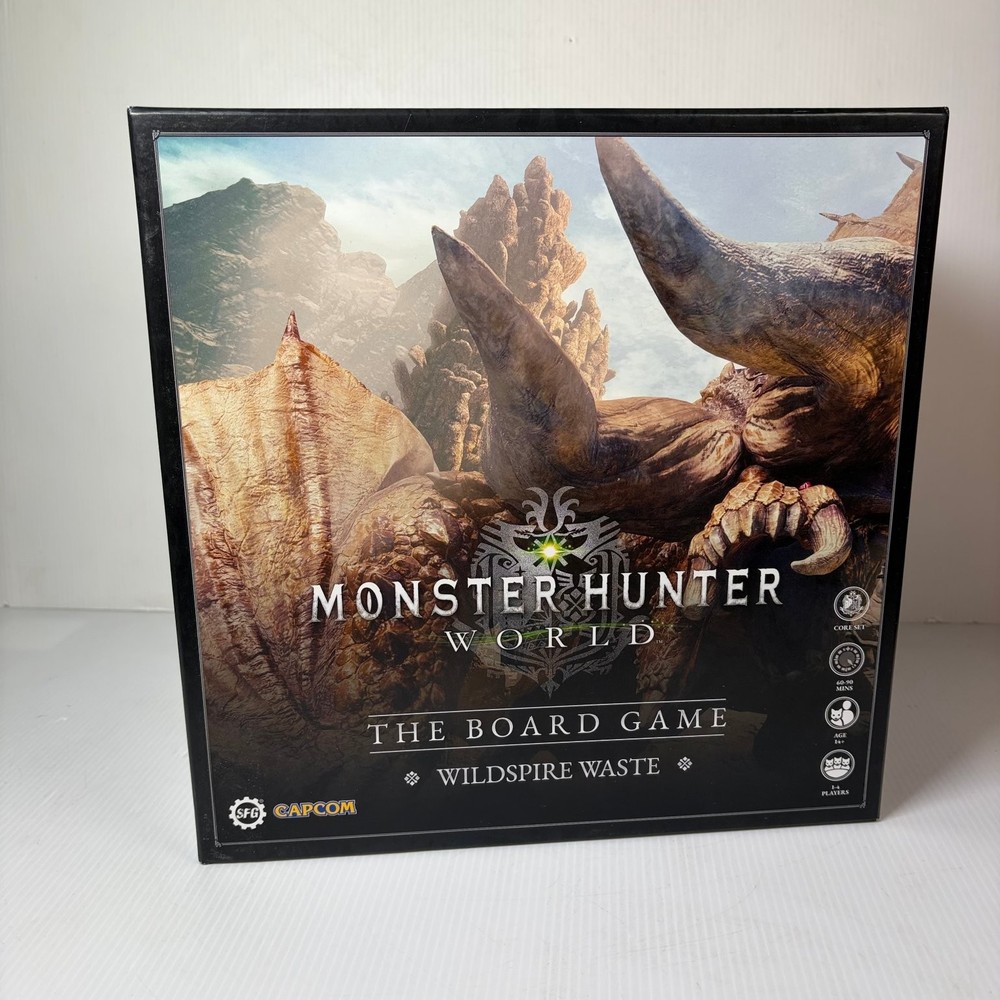 Monster Hunter World Wildspire Waste Board Game Expansion 2023 Complete