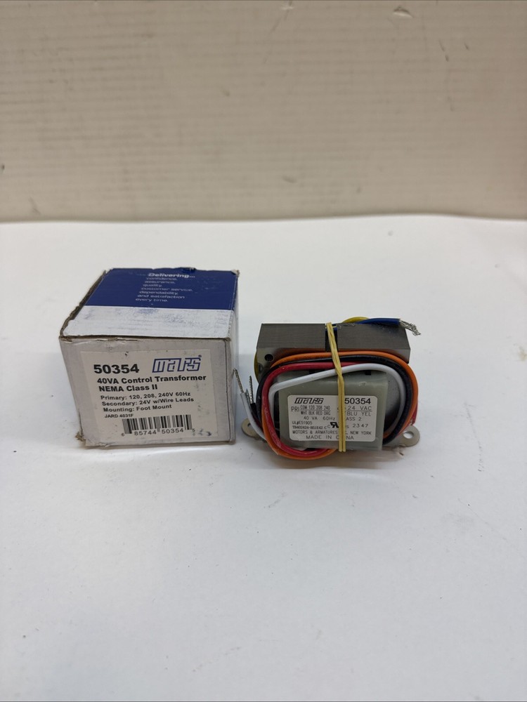Mars Control Transformer 50354 NEMA Class 2 24v 40va