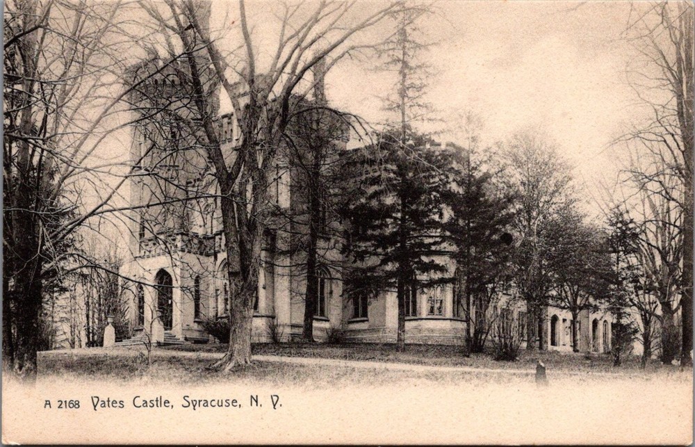 Yates Castle Syracuse NY Rotograph Co. Postcard Early 1900s Architecture