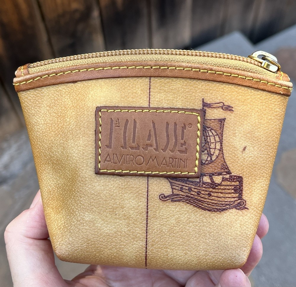 Alviero Martini 1A Classe Geo Classic Small Carry-all Pouch