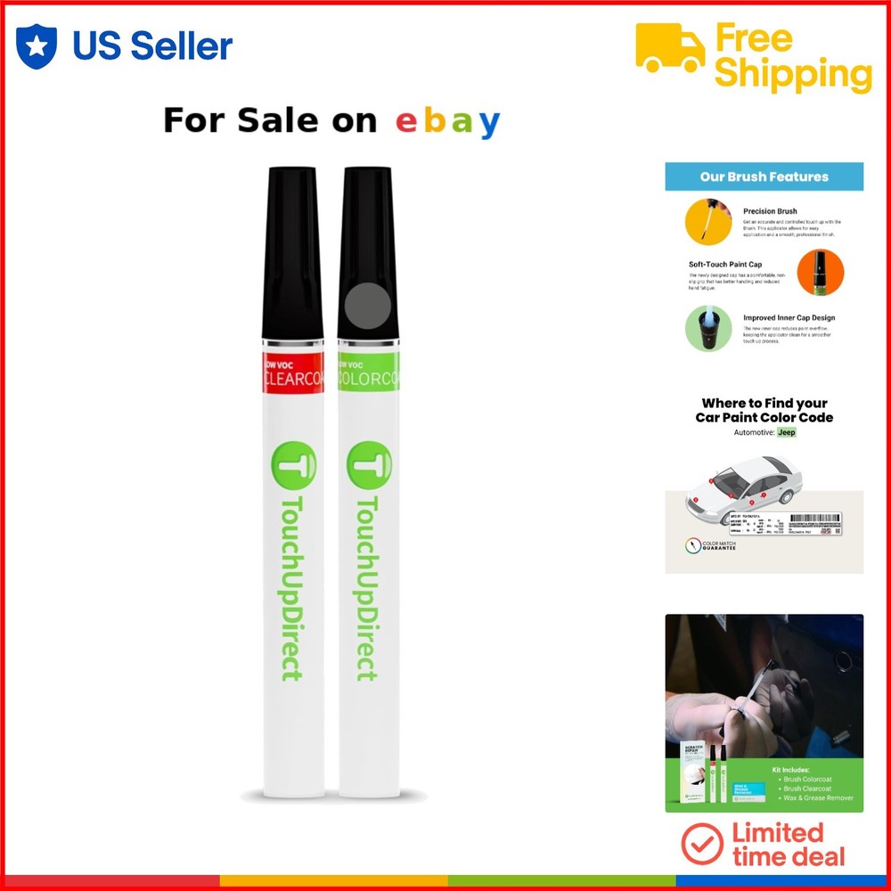 Automotive Scratch Repair Brush Kit Granite Crystal Metallic for Small Chips