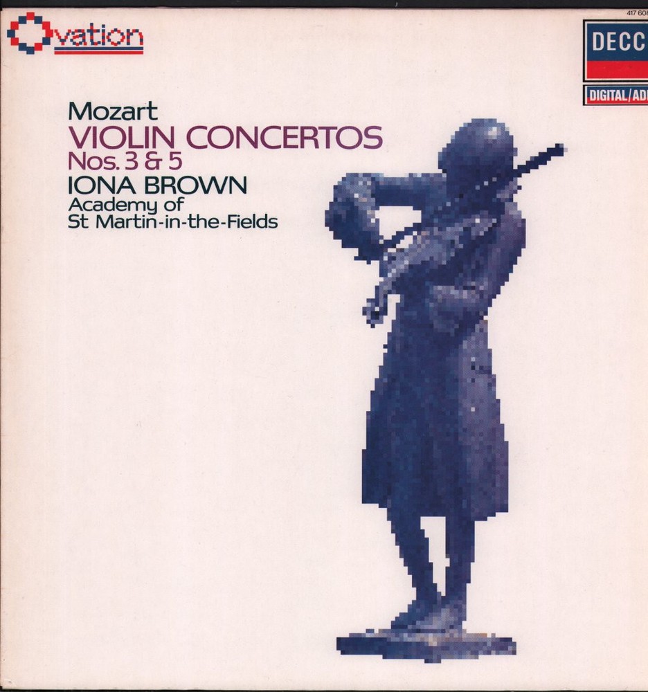 4176081 Iona Brown / Academy of St. Martin-In-the-Fields Mozart Violin Concertos-image