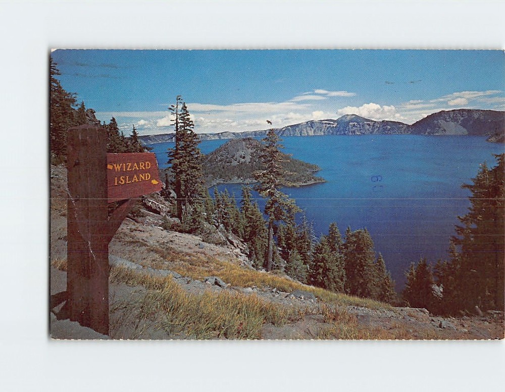 Postcard Crater Lake National Park Oregon USA