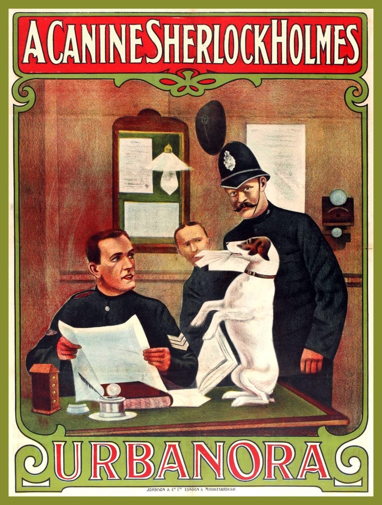 Decoration Poster.Home room art.Interior design.Urbanora Pet detective.Dog.7219