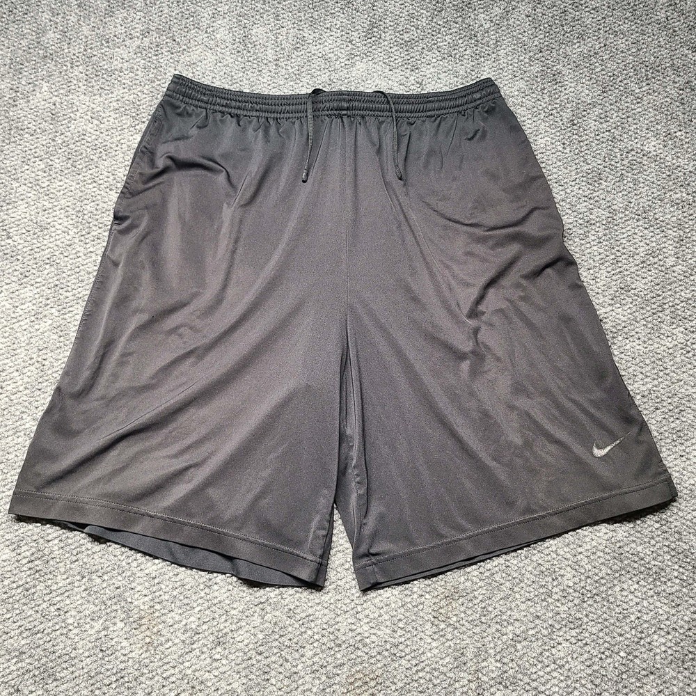Nike Dri-Fit Men’s Black Athletic Basketball Drawstring Shorts Size L
