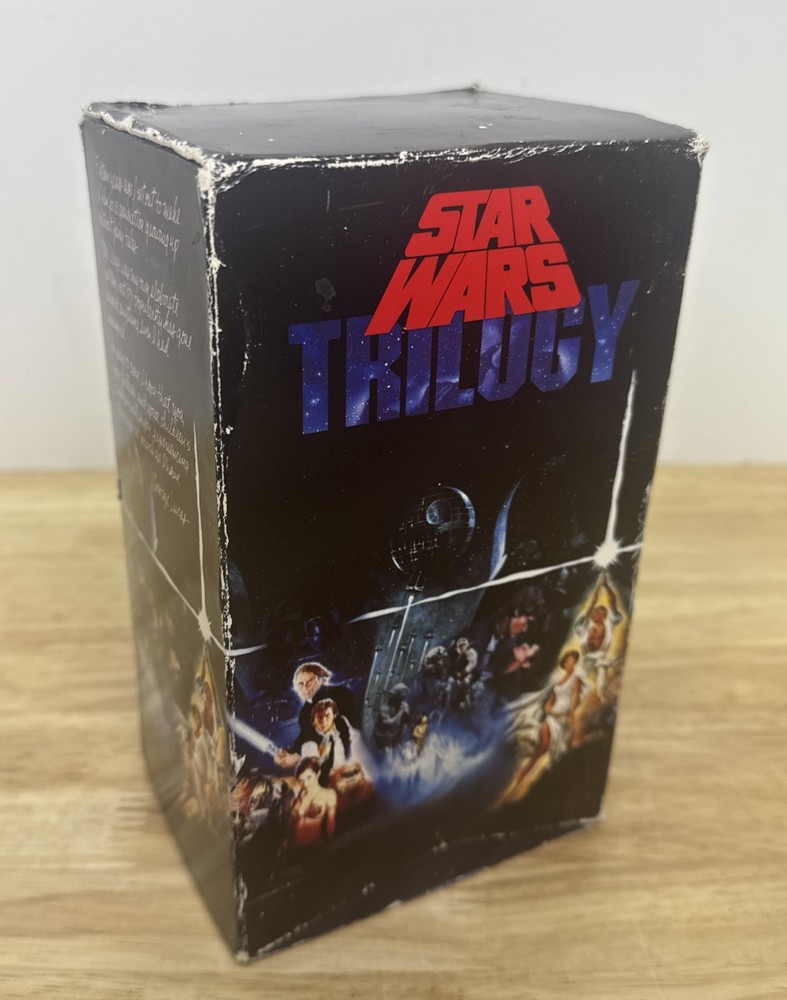 Original Star Wars Trilogy CBS FOX VHS Box Set 1988-1990 Edition Lucasfilm LTD.