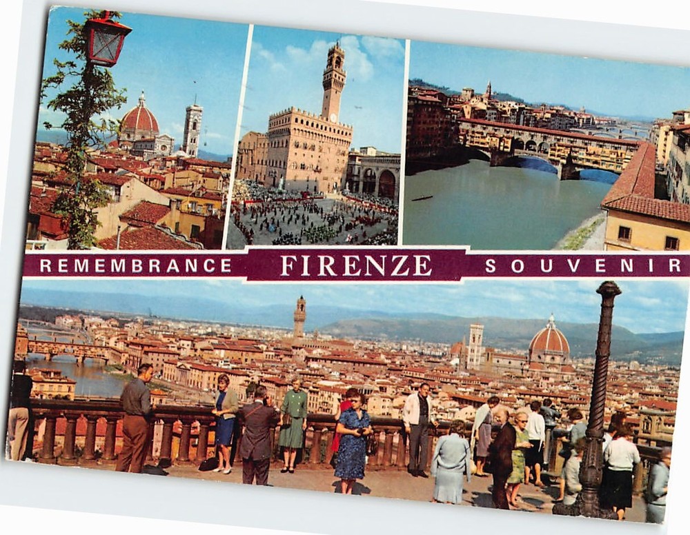 Postcard Scenes & Views Florence Italy
