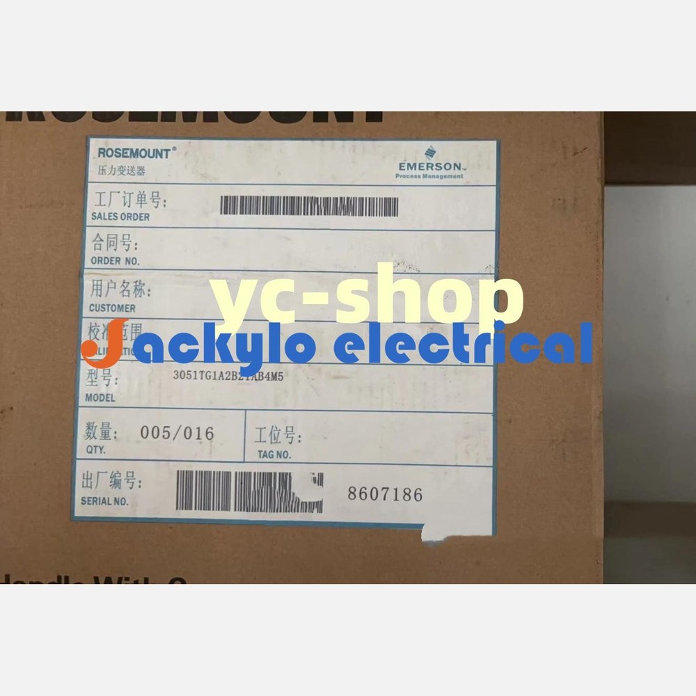New ROSEMOUNT 3051TG1A2B21AB4M5 Pressure transmitter Fast shipping via