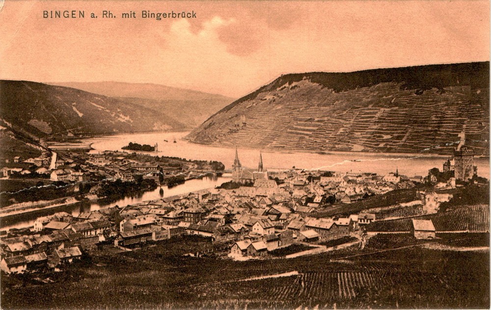 Bingen, Rhine, Bingerbrück, Dr. Trenkler Co., Leipzig Postcard