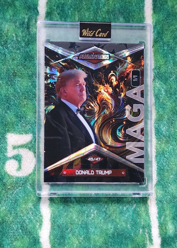 2025 Donald Trump 1/1 MAGA Alumination Card Wild Card ( PICK YOUR CARD!!! )