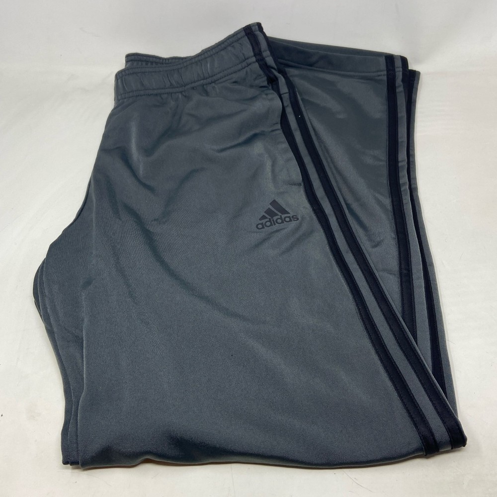 Adidas 3-Stripes Tricot Tapered Track Pants Grey Men’s M