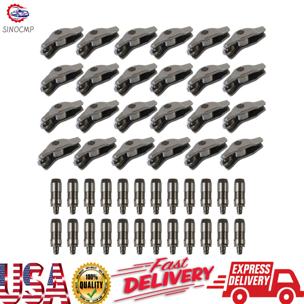 48pcs/set Rocker Arms & Lifters For Ford F-150 Mustang 5184296AD 5.4L 3L3Z6564BA