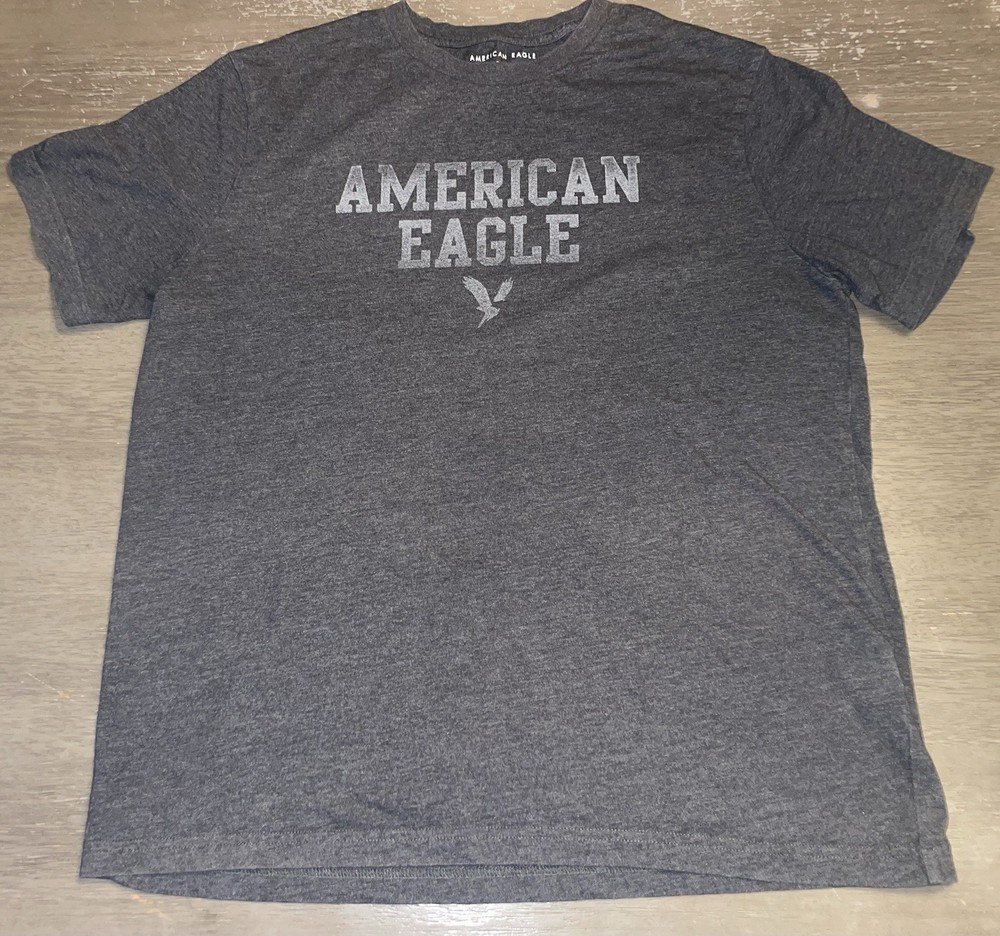American Eagle Outfitters Men's Gray Short Sleeve T-Shirt Size M