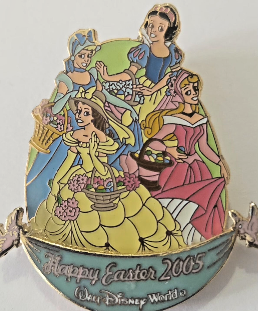 Disney WDW 2003 Limited Edition Happy Easter Princess Trading Pin 3500 Made
