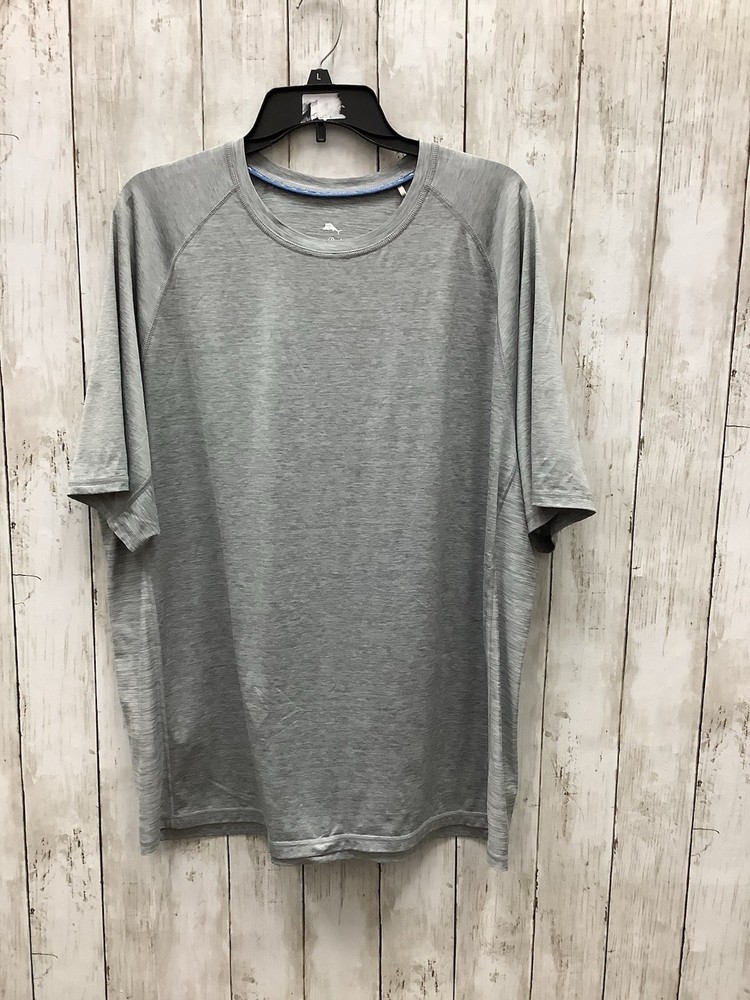 Tommy Bahama IslandZone Performance Tee - Men's XL Heather Grey Moisture Wicking