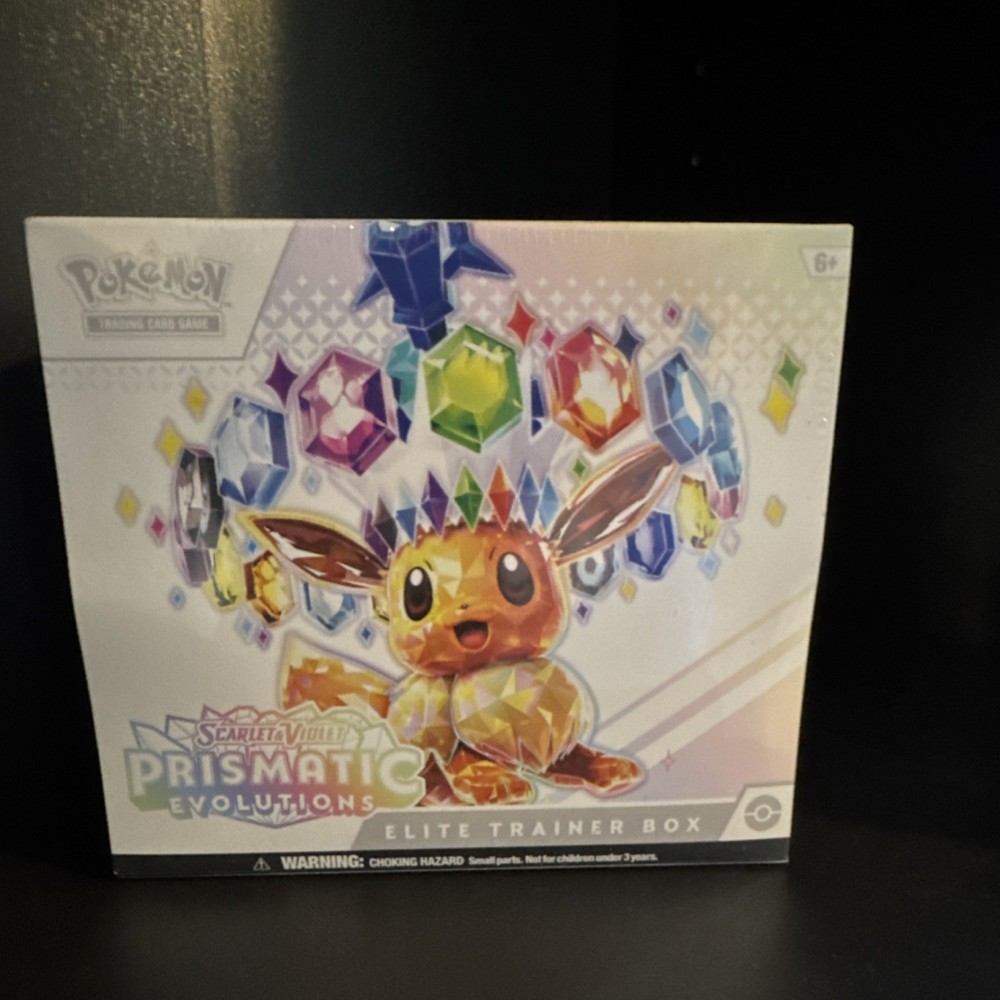 Pokemon TCG Prismatic Evolutions Elite Trainer Box Sealed In Hand