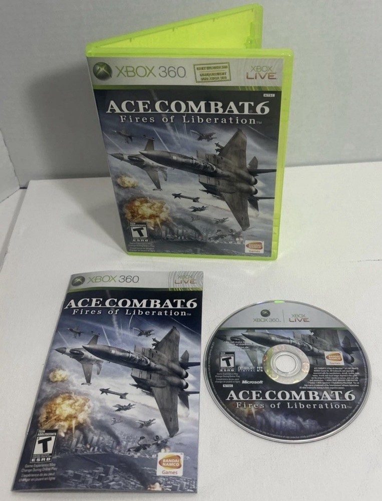 Ace Combat 6: Fires of Liberation Xbox 360 Complete CIB Tested Working-image