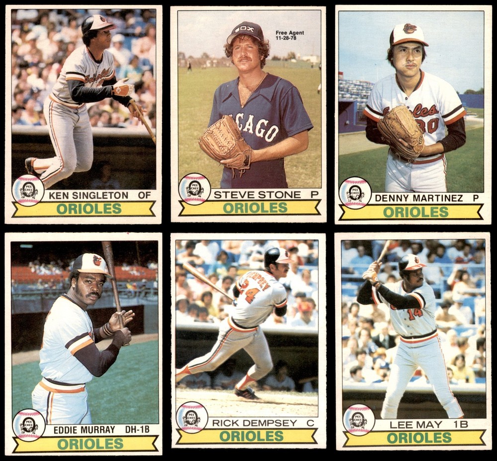 1979 O-Pee-Chee Baltimore Orioles Near Team Set 7 - NM 6620476 (6 / 11 cards)