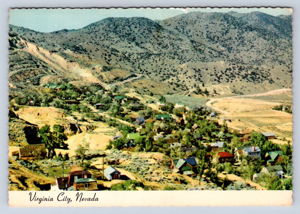 Vintage Postcard Virginia City Nevada