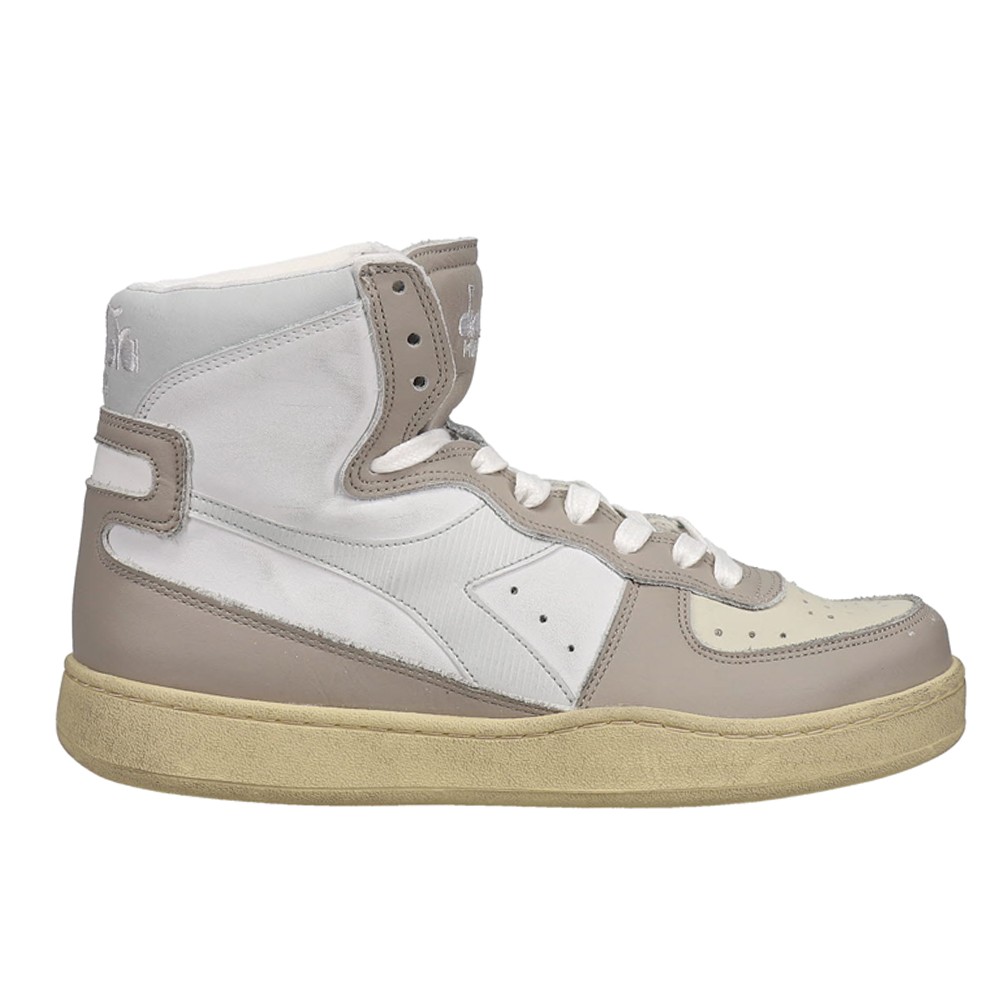 diadora Mi Basket Used High Top  Mens Beige Sneakers Casual Shoes 158569-C6372