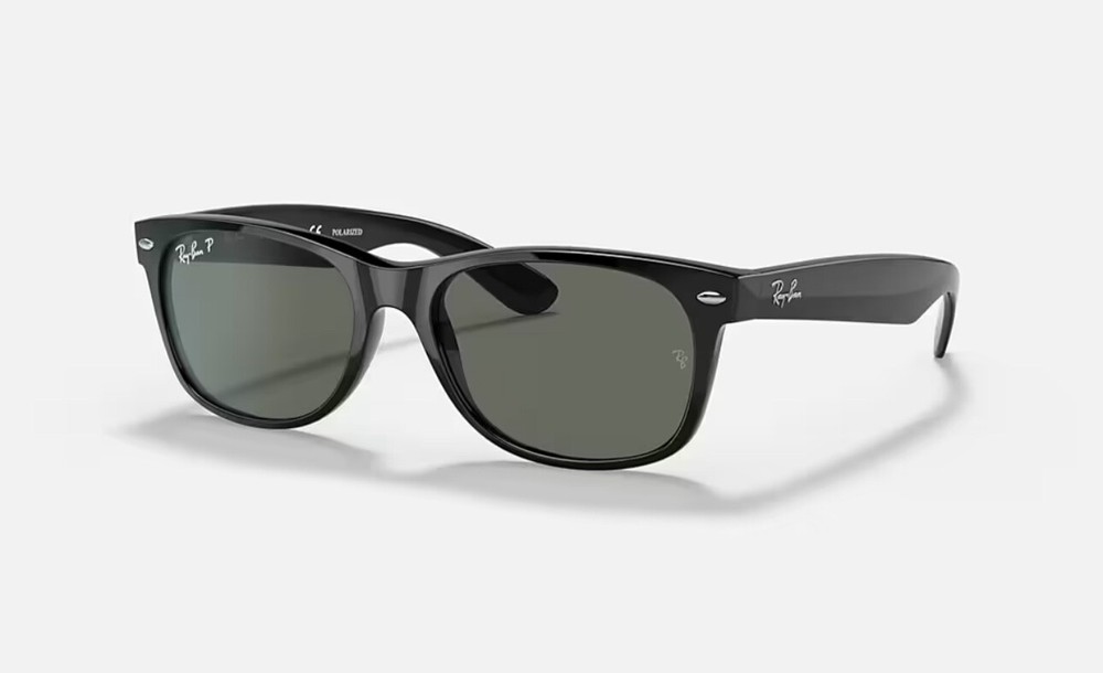 RAY BAN RB2132 901 58 Black Square Unisex 52 mm Polarized Sunglasses