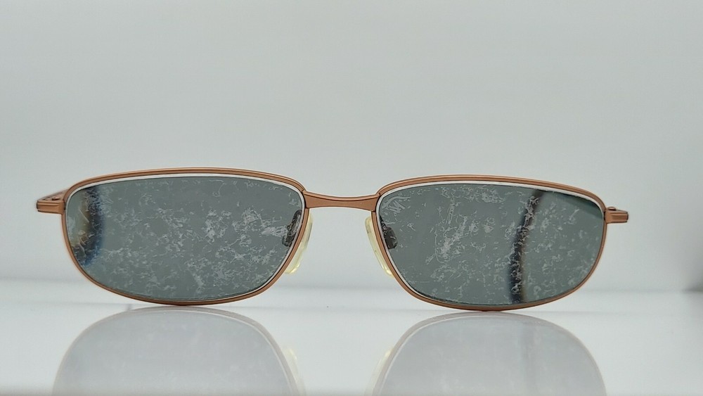 Vintage Hudson Brown Oval Sunglass Frames Without Lenses