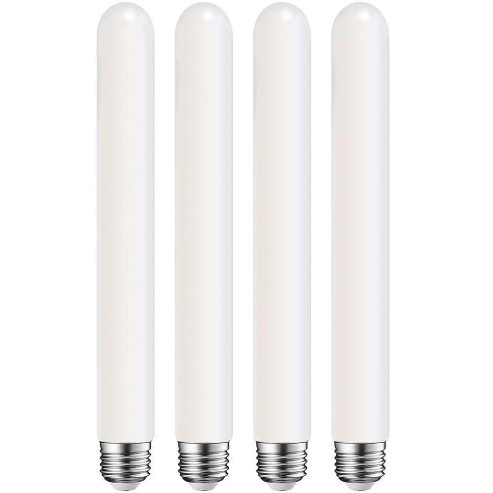 E26 LED T30 11.8in Dimmable Tubular Matt Opal Porcelain Light Bulb