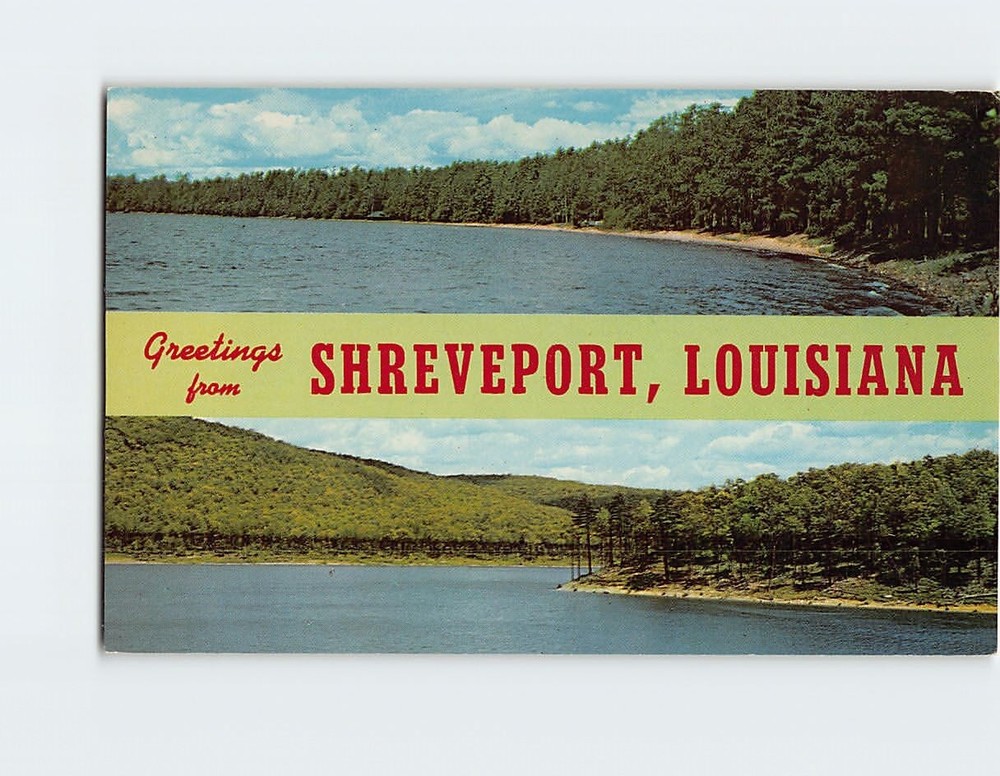 Postcard Greetings from Shreveport Louisiana USA