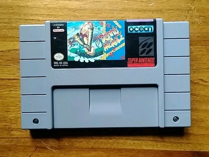 Dennis The Menace Super Nintendo SNES Video Game Cartridge Only (Untested)