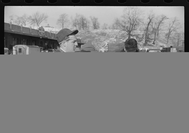 Photo:Providence Rhode Island 1940 Governor Dyer Market Farmer Fire